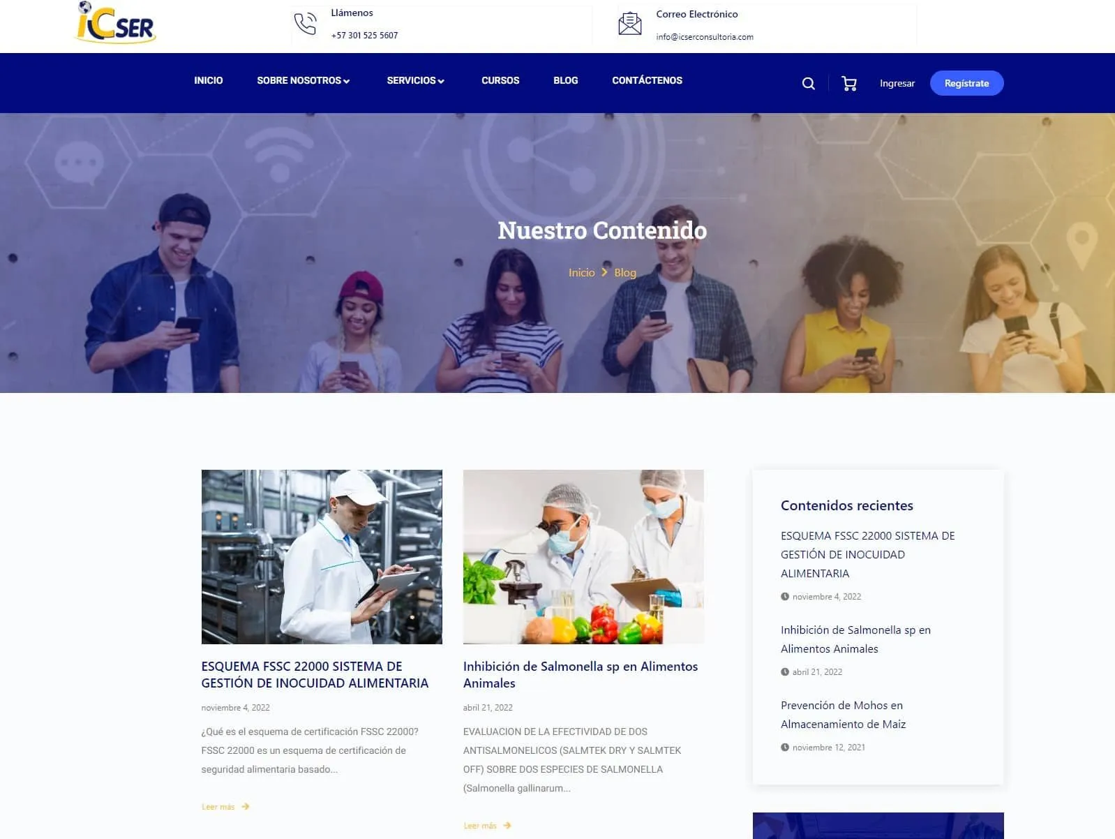 Blog de contenidos