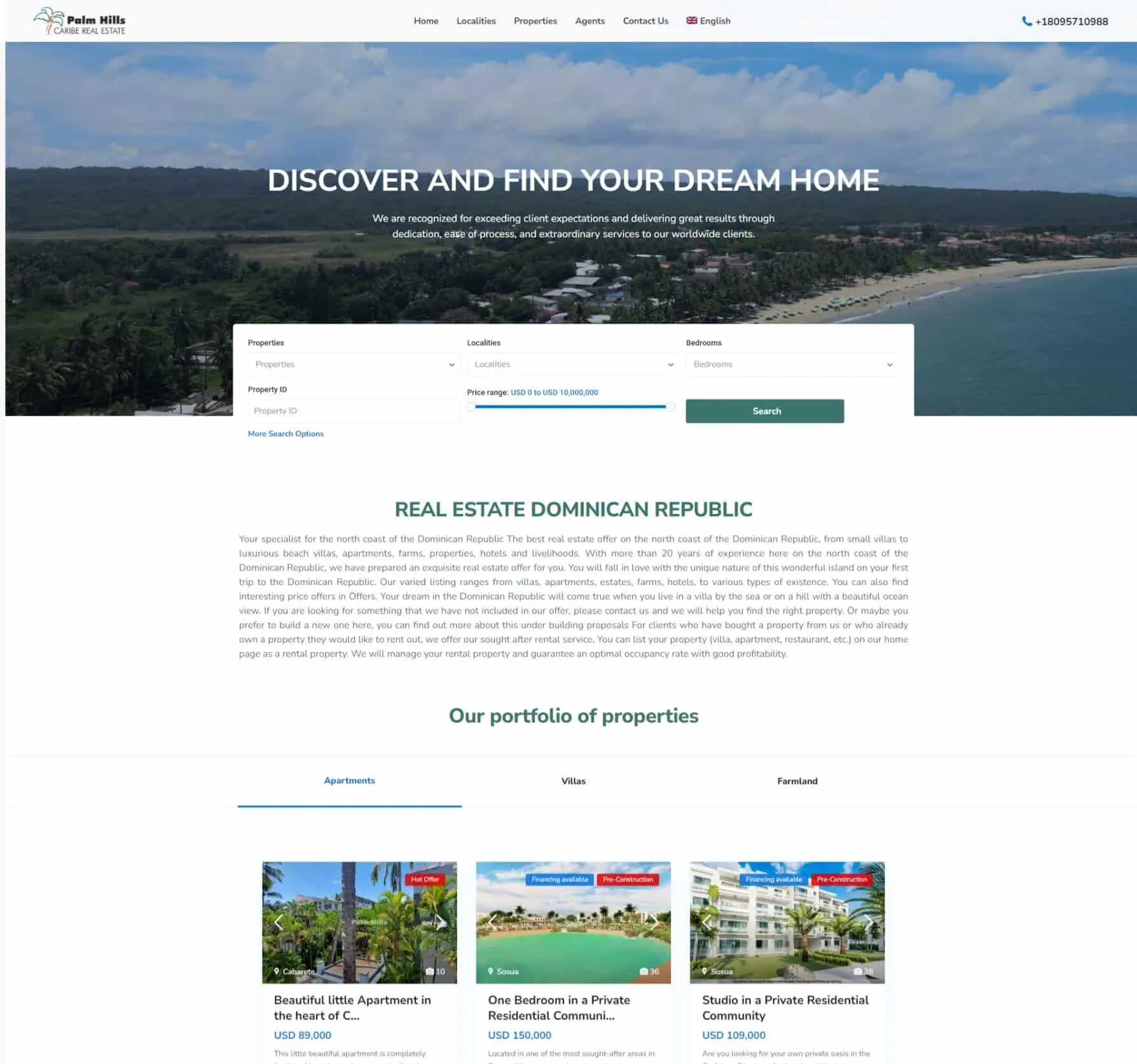 Home portafolio propiedades