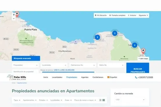 Listado propiedades