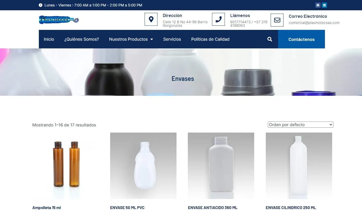 Categoria envases
